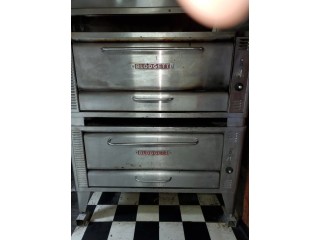 Blodgett 1048 48" Gas Double Deck Pizza Oven