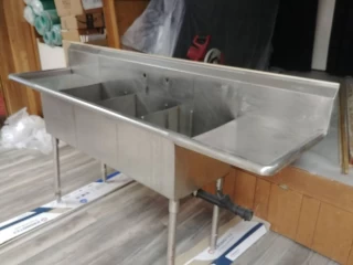 3 compartment commercial sink - $500